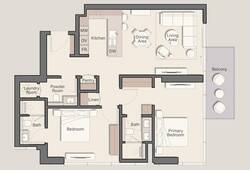 2 bedroom apartment